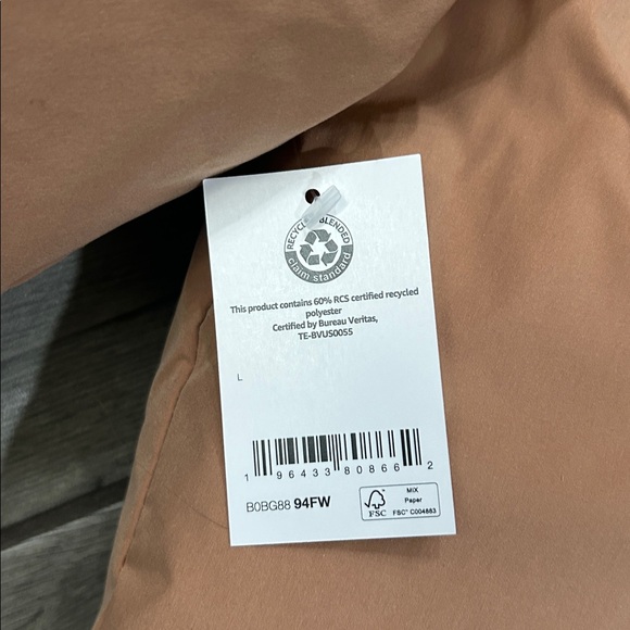 Amazon Essentials Women's Oversized Long Puffer Jacket Green Size L - Picture 8 of 8